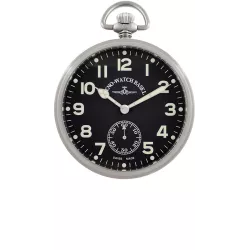Taschenuhr Handaufzug Zeno Pilot lepine matt