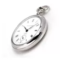 Klassik Taschenuhr Handaufzug chrom Römisch
