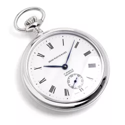 Klassik Taschenuhr Handaufzug chrom Römisch