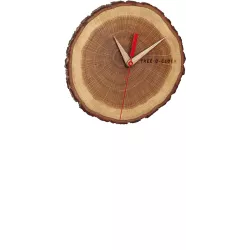TFA Wanduhr aus Eichenholz