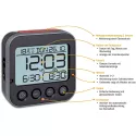 TFA Bingo 2.0 Nachtlicht Funkwecker Thermometer  2 Alarme