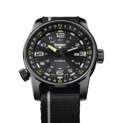 TRASER P68 Pathfinder Automatik Uhren Nato schwarz