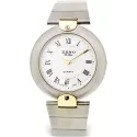 ZENO Fashion XL Quartzuhr bicolor weiss