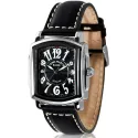 ZENO-WATCH BASEL Retro Rectangular Automatic Art-Dco Uhr schwarz
