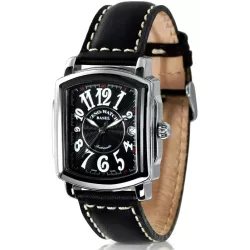 ZENO-WATCH BASEL Retro Rectangular Automatic Art-Dco Uhr schwarz