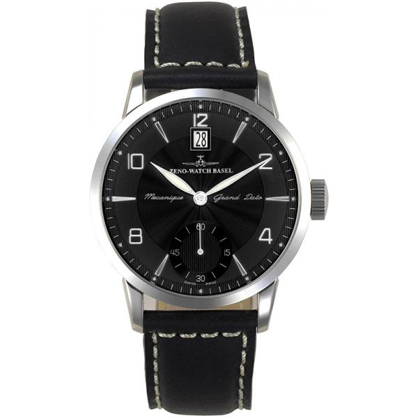 ZENO-WATCH BASEL, Retro Godat Big Day, schwarz