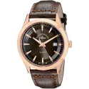 ZENO-WATCH BASEL Retro Gentlemen Quartz Uhr vergoldet schwarz