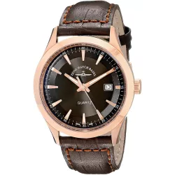 ZENO-WATCH BASEL Retro Gentlemen Quartz Uhr vergoldet schwarz
