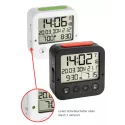 TFA Bingo Nachtlicht Funkwecker Thermometer  2 Alarme schwarz