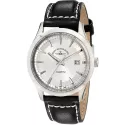 ZENO-WATCH BASEL Retro Gentlemen Quartz Uhr Stahl silber
