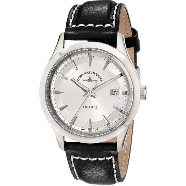 ZENO-WATCH BASEL, Retro Gentlemen, Quartz Uhr, Stahl silber