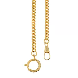 Taschenuhrkette Panzerkette antikgold