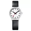 MONDAINE Classic 30 Bahnhofsuhr Pure - ohne Logo