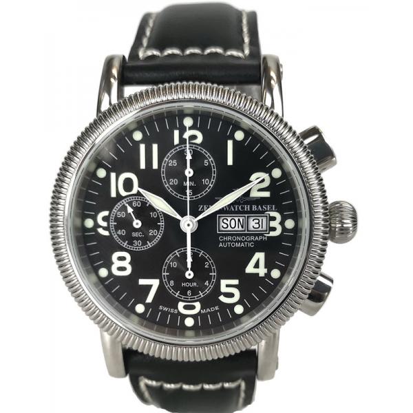 ZENO-WATCH BASEL, Nostalgia Chronograph, Tag und Datum ZENO-WATCH BASEL, Nostalgia Chronograph, Tag und Datum