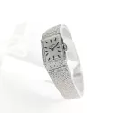 JAQUETGIRARD Silberuhr NOS Handaufzug grau