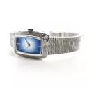 JAQUETGIRARD Silberuhr NOS Handaufzug blau