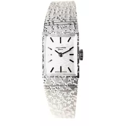 JAQUETGIRARD Silberuhr NOS Handaufzug grau