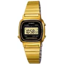 CASIO Vintage LCD Digitaluhr Wega Lady gold schwarz