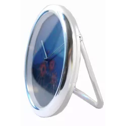 JEAN ROULET Art et Temps Walter Mafli Tischuhr Quartz chrom