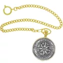 Ehtno Taschenuhr Handaufzug Residence Edelweiss Skelett