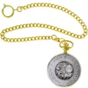 Ehtno Taschenuhr Handaufzug Residence Edelweiss Skelett