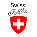 Ethno Taschenuhr Quartz SWISS FOLKLOR Edelweiss klein weiss
