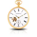 Klassik Taschenuhr Handaufzug Residence Open Heart gold