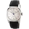 ZENO-WATCH BASEL Retro Carr Automatik Uhr silbergrau