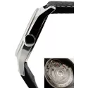 ZENO-WATCH BASEL Retro Carr Automatik Uhr silbergrau