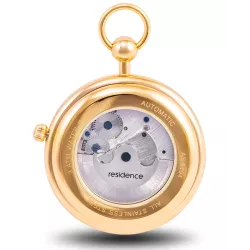 Automatik Taschenuhr Residence Yin Yang Sichtunruh Tag  Nacht gold