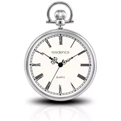Klassik Taschenuhr Quartz Lpine römisch silber