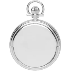 Klassik Taschenuhr Quartz Lpine römisch silber