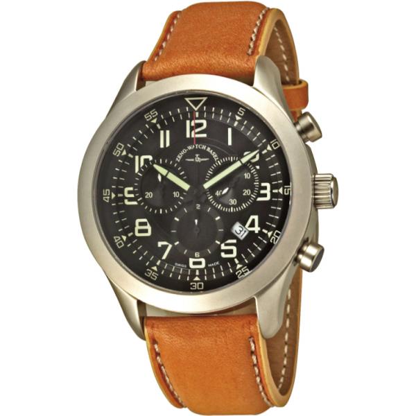 ZENO-WATCH BASEL, Precision Pilot Quartz Chrono, schwarz ZENO-WATCH BASEL, Precision Pilot Quartz Chrono, schwarz