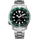 CITIZEN Promaster Diver Automatik Taucheruhr Edelstahl schwarz-grün