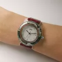 CRASHReWatch Quartzuhr mit Alu Recycling-Lunette klein grün-bunt
