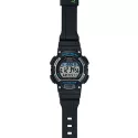 CASIO Solar LCD Illuminator Sportuhr klein schwarz-blau