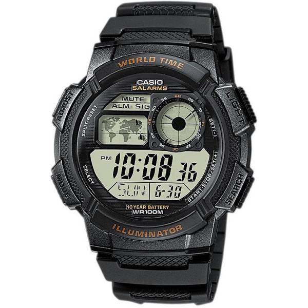 Casio Digitaluhr aus Kunststoff mit 5 Alarmen AE-1000W-1AVEF