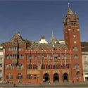 Anhänger Rathaus von Basel in Silber