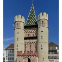 Anhänger Spalentor von Basel in Silber