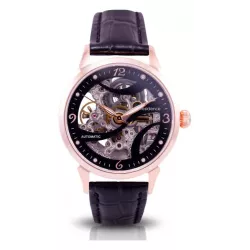 RESIDENCE Skelett Automatikuhr Wave 35 schwarz