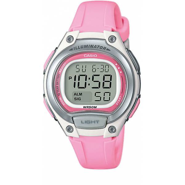 CASIO LCD Illuminator Sportuhr klein, rosa CASIO LCD Illuminator Sportuhr klein, rosa