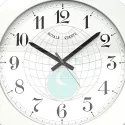 ROYAL XXL Quartz Wanduhr weiss