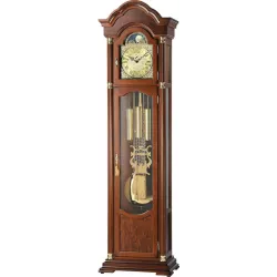 AMS Standuhr 211cm mechanische Holzuhr mit Mondphase  Westminsterschlag