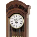 AMS Standuhr 202cm mechanische Holzuhr mit Mondphase  Westminsterschlag