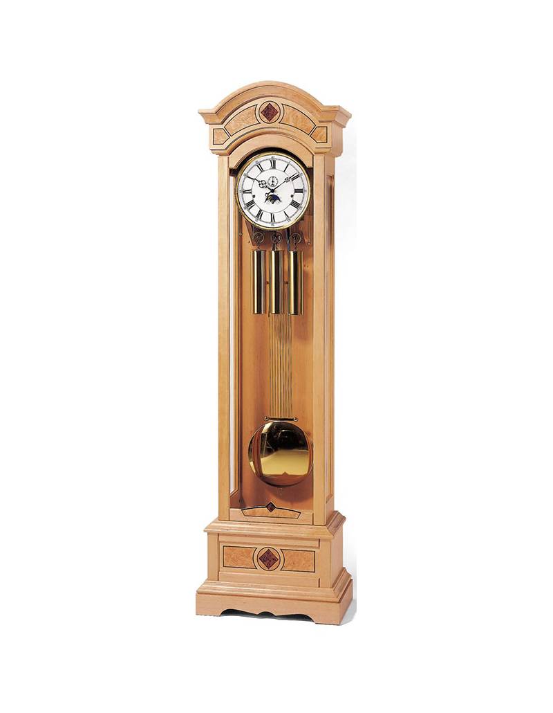 Helle AMS Holz Standuhr mit Westminster Schlagwerk 2224016 Erle Helle AMS Holz Standuhr mit Westminster Schlagwerk 2224016 Erle