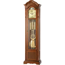 AMS Standuhr 211cm mechanische Holzuhr mit Mondphase  Westminsterschlag