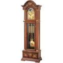 AMS Standuhr 208cm mechanische Holzuhr mit Mondphase  Westminsterschlag