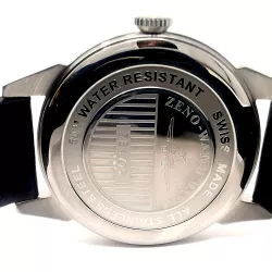 ZENO-WATCH BASEL Vintage Line Chronograph Quartzuhr grau