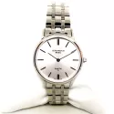 ZENO-WATCH BASEL Bauhaus Damenuhr Quartz Edelstahl silber