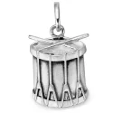 Anhänger Basler Trommel 22mm in Silber
